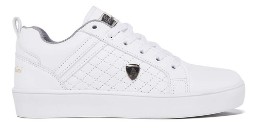 Tenis Casual Lamborghini Para Mujer Ligero Blanco