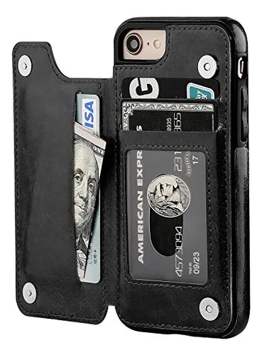 Funda Cartera Para iPhone SE(2022) iPhone SE(2020) iPhone -4