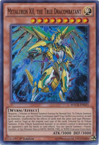 Metaltron Xii, The True Dracombatant - Macr - Super Rare