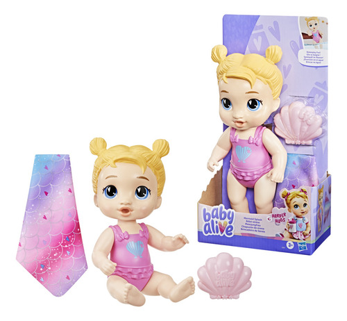 Muñeca Baby Alive Chapuzón De Sirena Harper Hugs