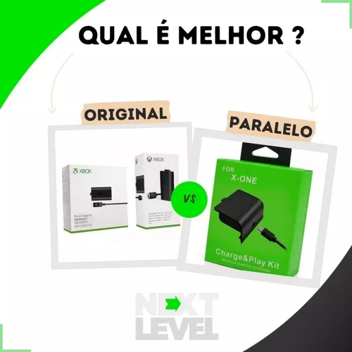 Kit De Carga E Jogo Xbox Series S/x Original Bateria Recarre