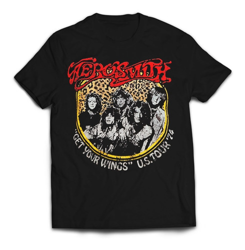 Camiseta Aerosmith Jaguar Rock Activity