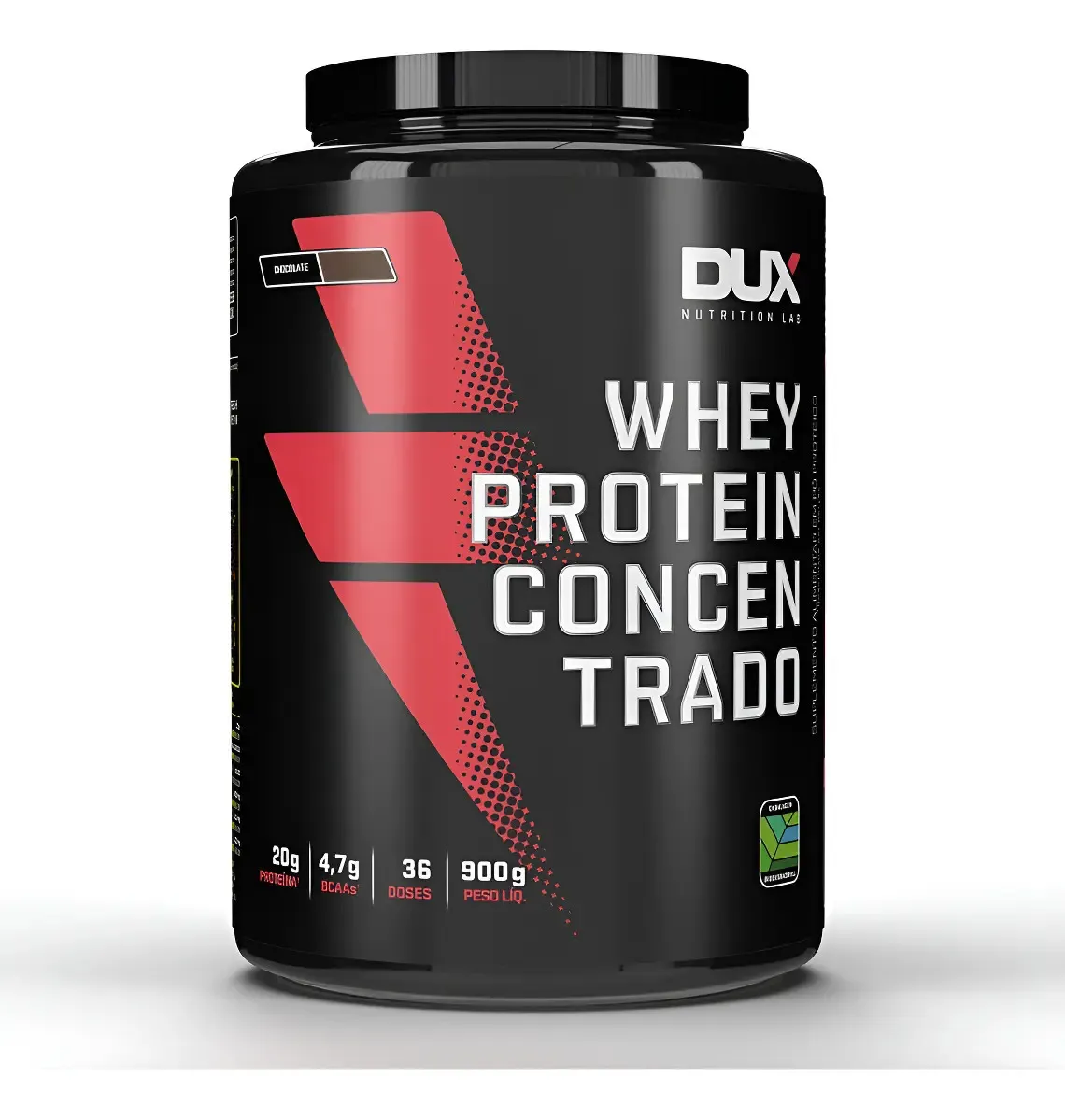 Whey Concentrado Dux 900g Chocolate Branco Chocolate Branco