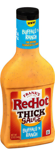 Salsa Red Hot Thick Frank's Buffalo Y Ranch 340 Gr