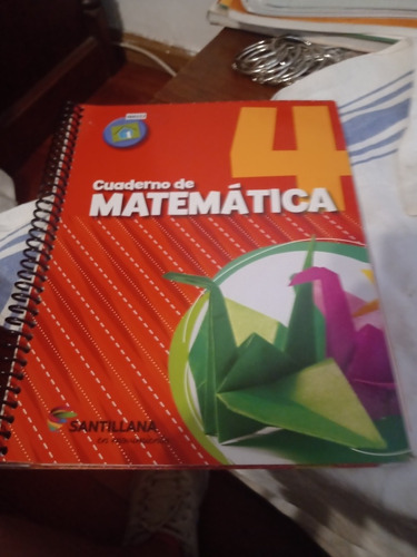 Cuaderno De Matemática 4 Santillama