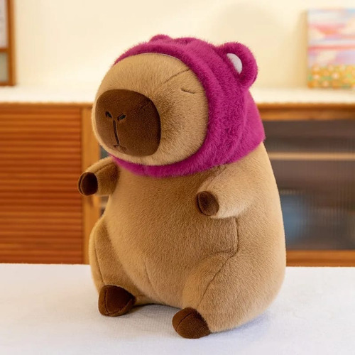 Peluche Juguete Capibara Carpincho Suave Varios Modelos 25cm Marrón Oso Lotso