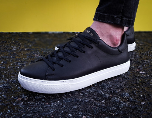 Imagen 7 de 9 de Zapatillas De Cuero Hombre Urbanas Casual Libertarios