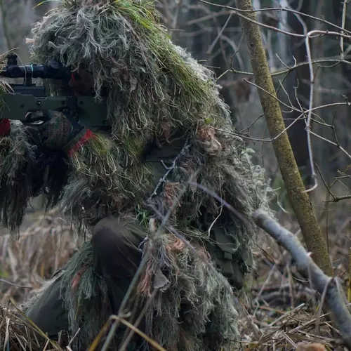 Roupa Camuflada Sniper Ghillie 3d Até 1,70 Alt, Caça Airsoft