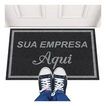 Comprar 2 Un Tapete Capacho Personalizado 100x50 Empresa Comércio
