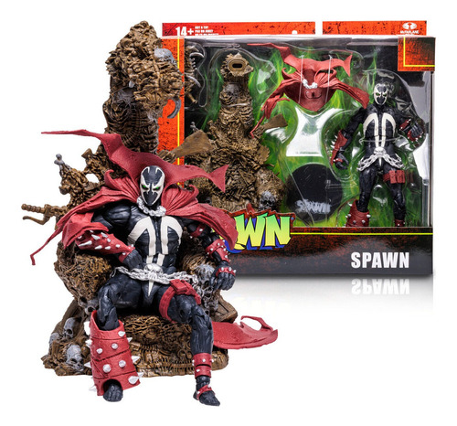 Spawn Universe Deluxe Spawn Wiith Throne Figura Mcfarlane 