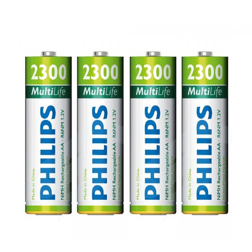 Pilas Recargables Philips Aa Pack X 4 2300 Mah Super Oferta!