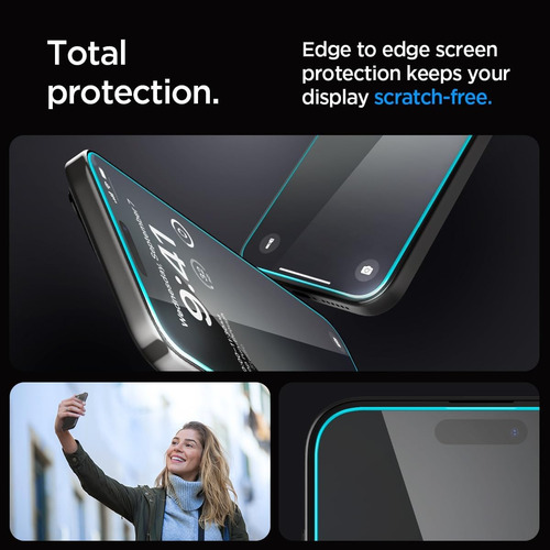 1x Vidrio Templado Para iPhone 15 Pro Max Protector Pantalla