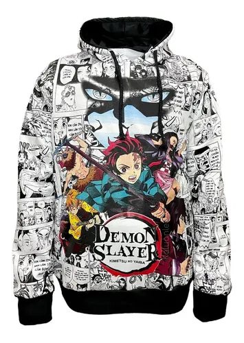 Sudadera Demon Slayer Cómic Anime Cosplay Kimetsu No Yaiba