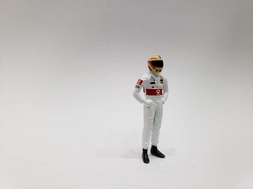 Lewis Hamilton Figura Piloto Campeón 2008 1/43 