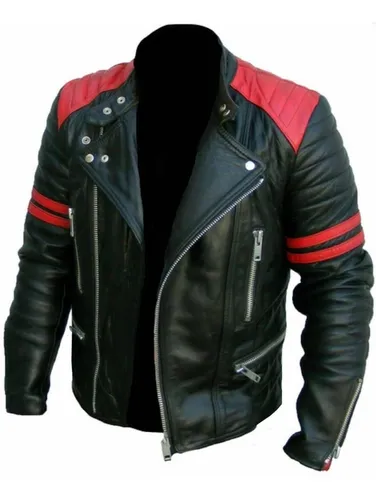 Jaqueta de couro hotsell legitimo motoqueiro masculina