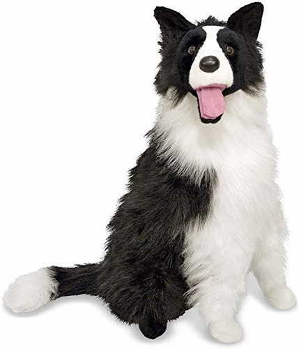 Melissa & Doug Border Collie Gigante. Perro De Peluche Reali