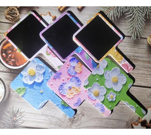 6 Espejos De Mano, Espejo De Maquillaje De Mano Con Flores