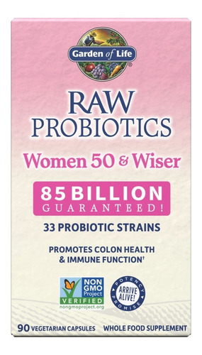 Garden Of Life Raw Probiotic Women 50 y Wiser 85 Bi. 32 ceps