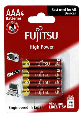 Fujitsu Bateria De Alta Potencia De 1,5 Voltios (bateria Aa