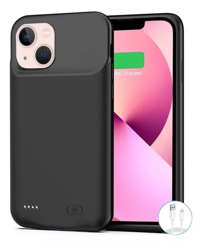 Funda Para iPhone 13 Mini Con Bateria De 6000mah/negro