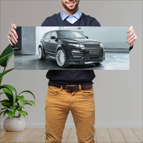 Cuadro 30x80cm Auto 2016 Range Rover Evoque By H 308