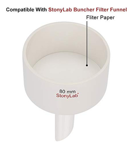 Qualitative Filter Paper Circles, 74mm Diameter Cellulo...
