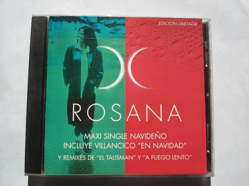 Cd Rossana Maxi Single Navideño