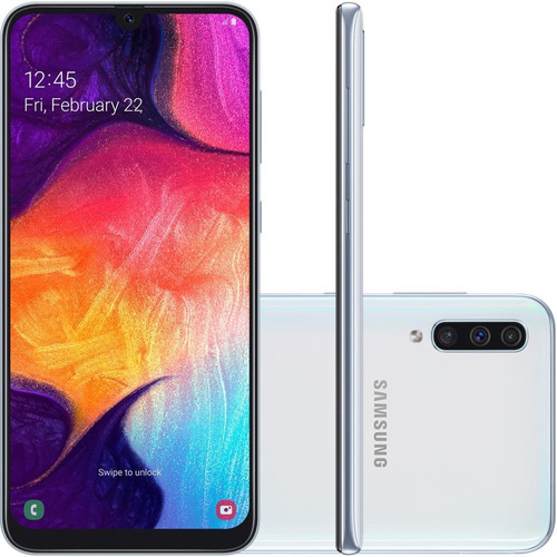 Smartphone Samsung Galaxy A50 6.4 , Octa-core, 64gb, 25mp, Branco - Sm-a505gz