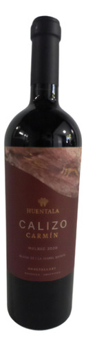 Vino Huentala Calizo Carmin Malbec 750ml