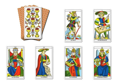 Tarot De Marsella Profesional Cartas Tarot