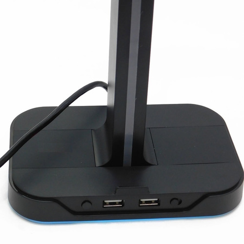 Imagen 4 de 6 de Base Soporte Auriculares Gamer Stand Luz Rgb