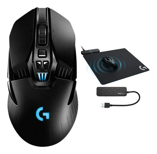 Paquete Mouse Inalámbrico Juegos Logitech G903 Hero Con G Y