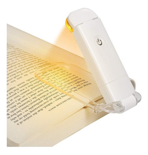 Luz Led Con Clip Para Leer Libros Recargables, 9 Modos