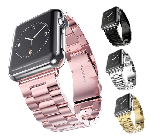 Pulso Metálico Acero Apple Watch Iwatch Todas Series Medidas