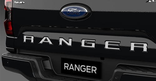 Letras Adhesivas  Ranger  - Plateado Ford Ranger Raptor