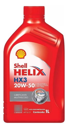 Aceite Shell Helix Hx3 20w50 X 1lts