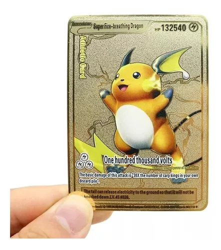 Carta Pikachu V Max Gold | Brinquedo Pokemon Nunca Usado 82255448 | enjoei