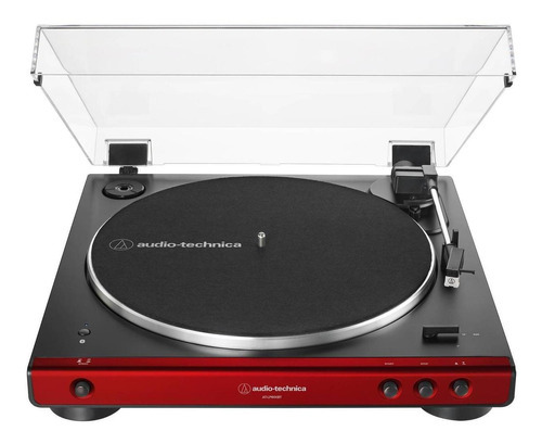 Tornamesa At-lp60xbt-rd Audio Technica Color Rojo