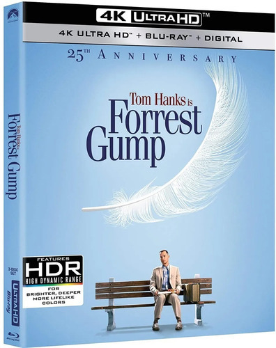 Forrest Gump 4k Ultra Hd - Blu Ray - Digital