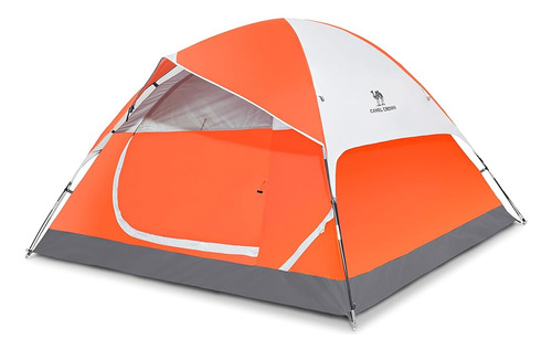 Camel Crown 2/3/4/5 Person Camping Dome Tent, Impermeable, E