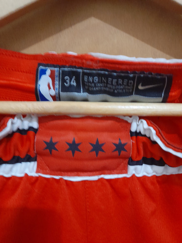 Short Basquet Nba Nike Talle M Rojo M (Usado)