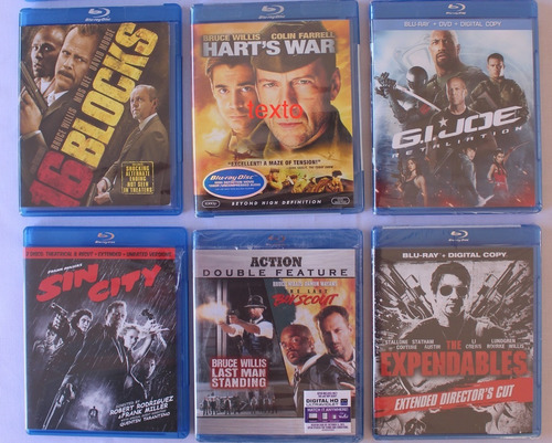 Películas En Formato Blu-ray Del Actor Bruce Willis