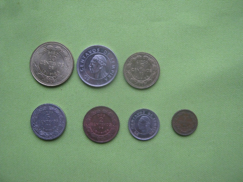 Honduras Lote 7 Monedas  Diferentes 