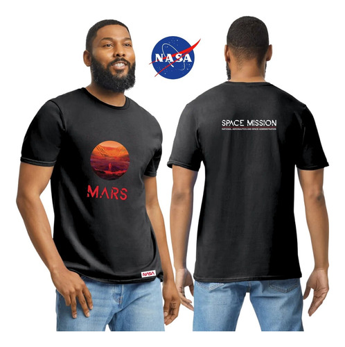 Playera Hombre Nasa Mars