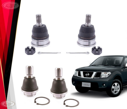 Rotula Superiores + Inferiores Nissan Navara 2007 2015 / Par