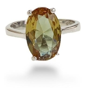 Anillo De Plata925 Piedra Zultanite Ovalo Ch Estambul Joya