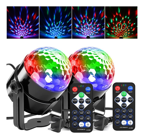 Lámpara De Discoteca Disco Ball Para Fiesta Con Sonido Activ