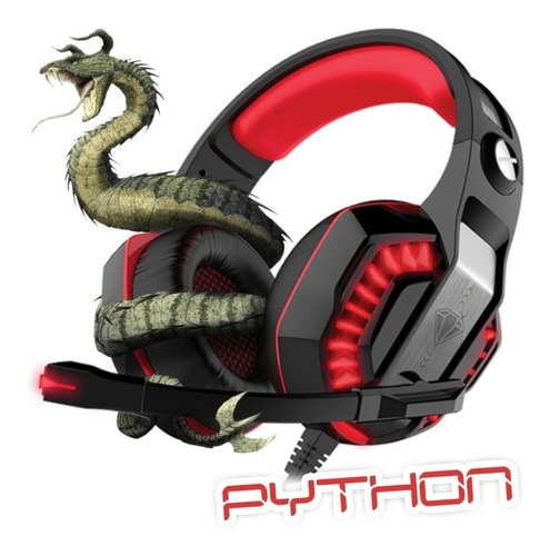 Headset Gamer Auricular Python Levelup Micrófono Flexible