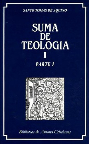 Libro Suma De Teologã­a. I: Parte I