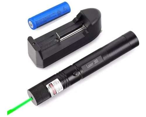 Puntero Laser Recarable Verde Potente Bateria Usb Ajustable 